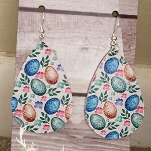 Easter Egg Earrings, Easter Earrings, Holiday Earrings